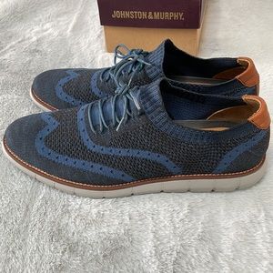 Johnston & Murphy - The Holden Knit Wingtip ( slip-on)